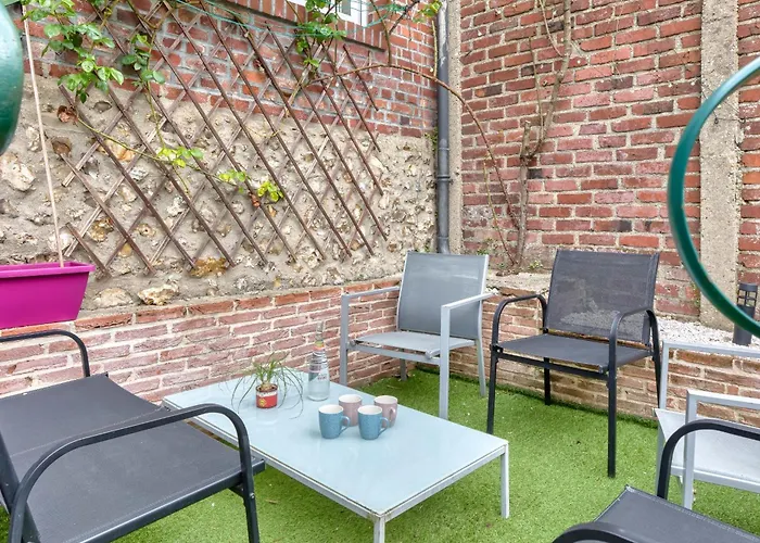 Agapanthes Jolie Maison De A Avec Exterieur Terrasse 鲁昂